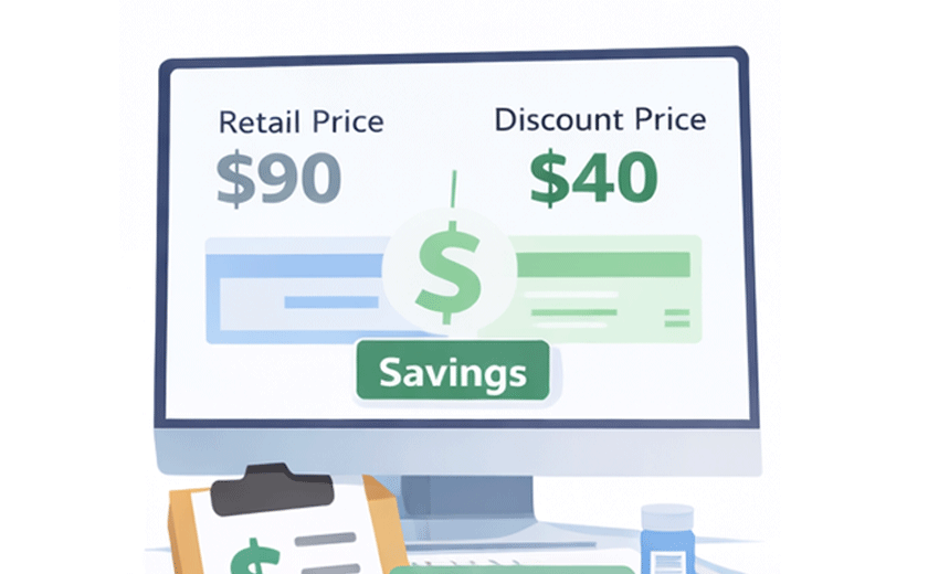 Illustration of a pricing comparison and savings review
